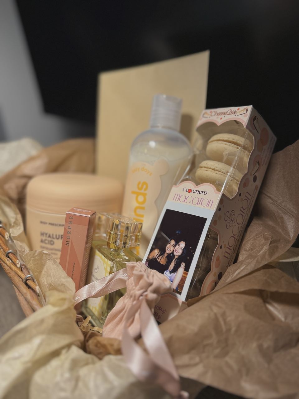 Personalised best-friend beauty basket