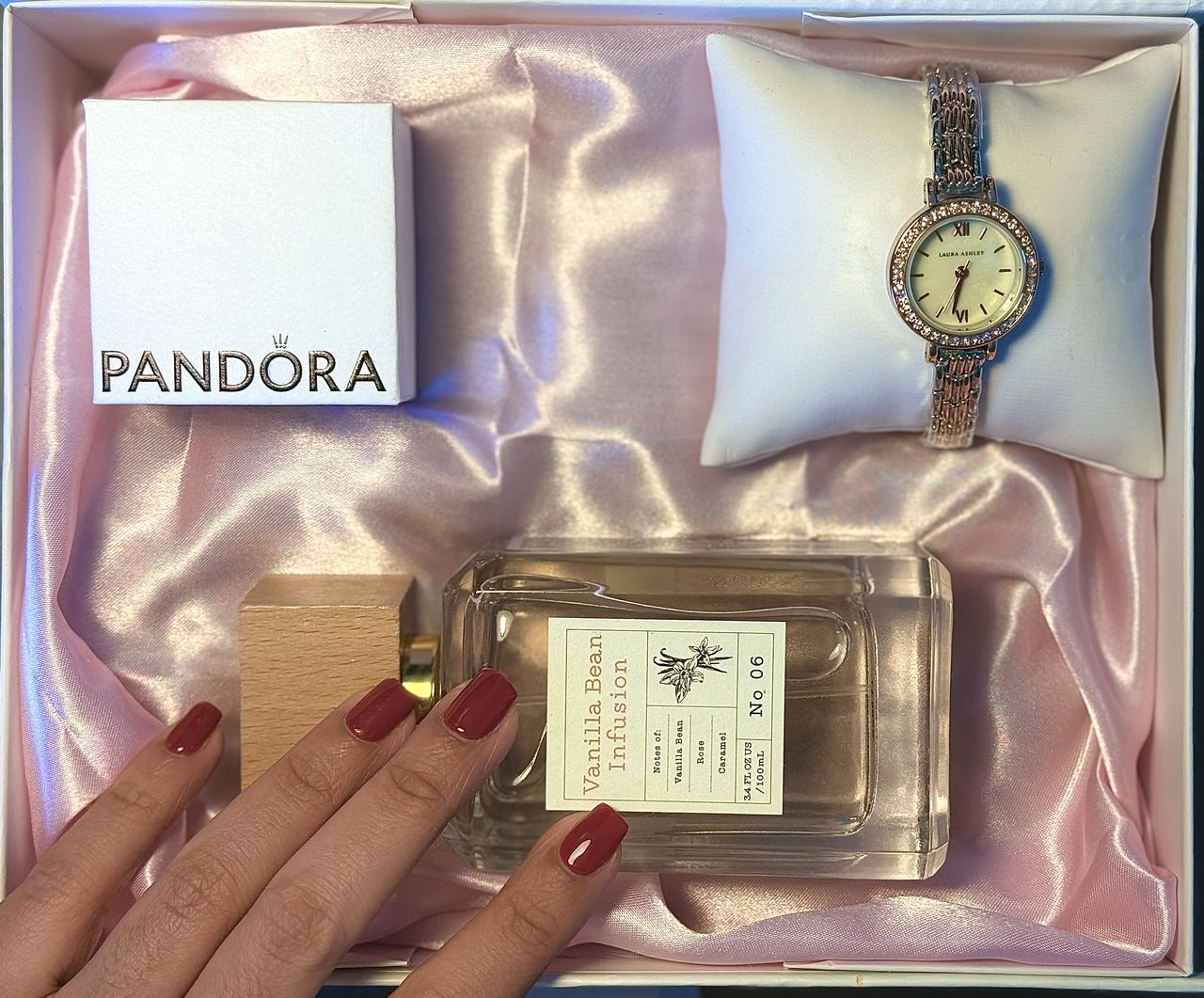 Mother's Day keepsake gift with watch and jewellery